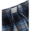 Lucky Brand Mens Pajama Set Long Sleeve Tee and Pajama Pants, 30” Inseam(Total Eclipsemood Indigo Plaid)