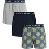 Dark Grey/Stormy Weather Print/Light Grey Heather