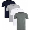 Mood Indigo/Lead/Grey Heather/White- Crew