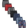 Prints/Mood Indigo/Black/Barn Red/Medium Grey